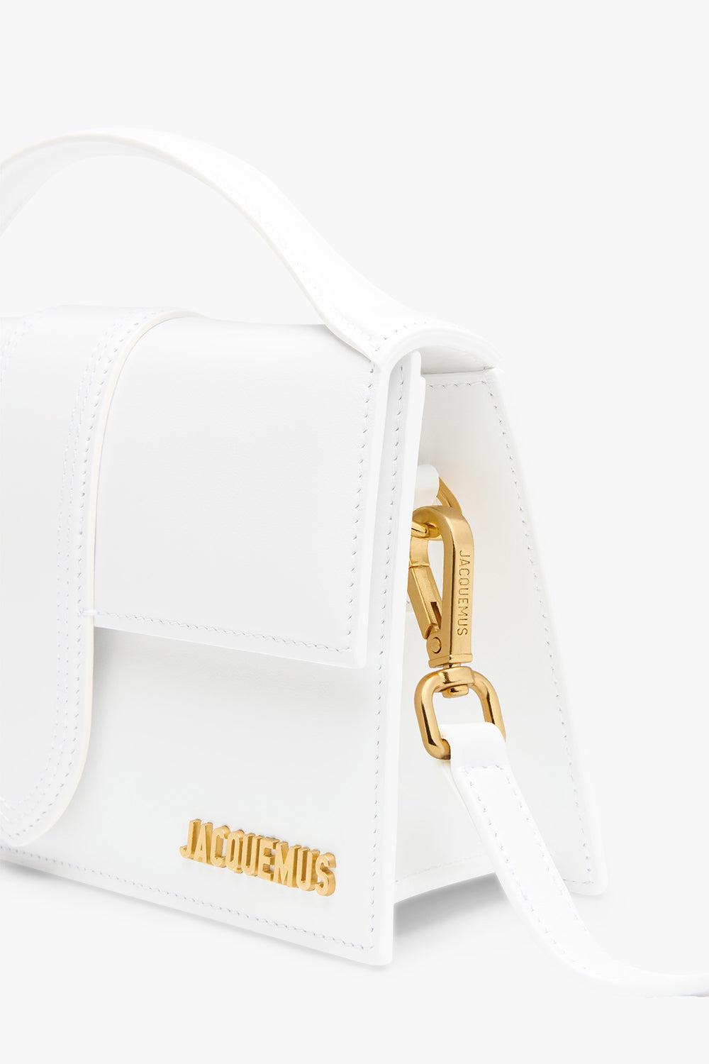 JACQUEMUS BAGS WHITE LE GRAND BAMBINO BAG | WHITE