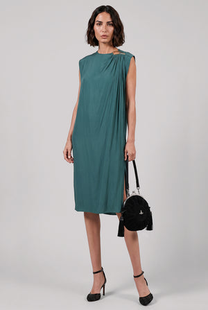 Draped S/Less Dress | Dragon