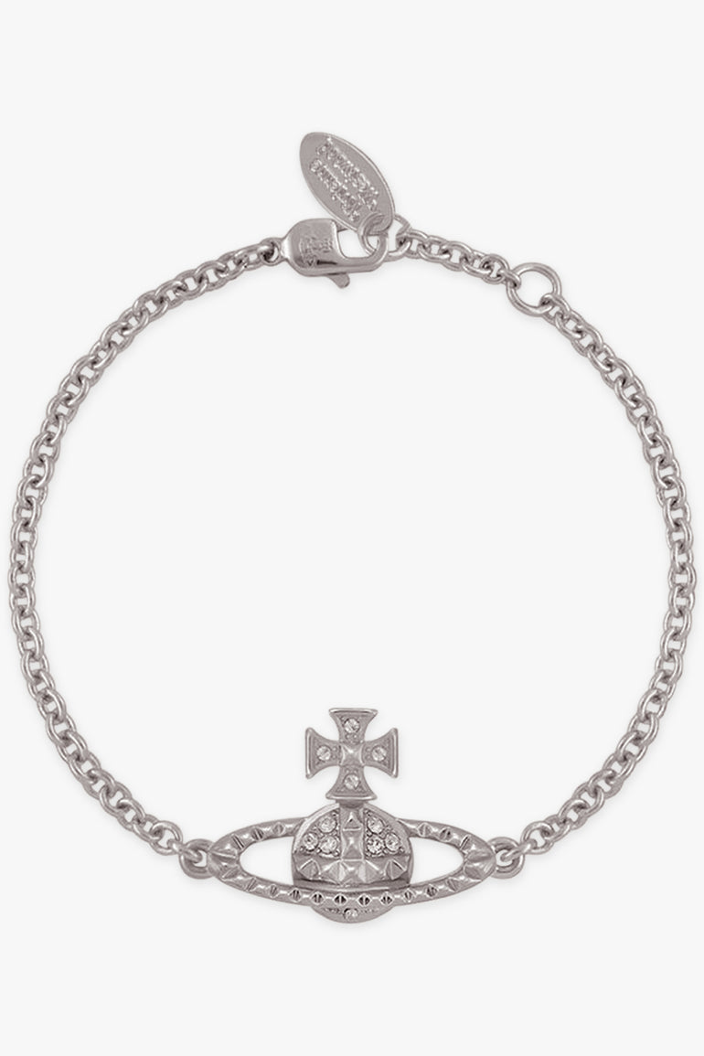 VIVIENNE WESTWOOD JEWELLERY SILVER / Silver Mayfair Bas Relief Bracelet | Silver