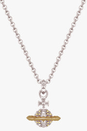VIVIENNE WESTWOOD JEWELLERY SILVER / Silver/Gold Mayfair Small Orb Pendant | Silver/Gold