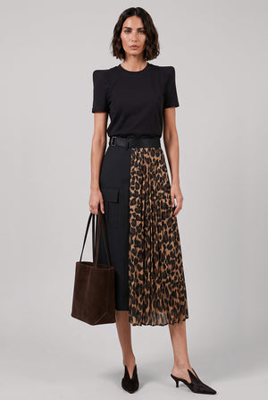 Foamy Shoulder Top | Black