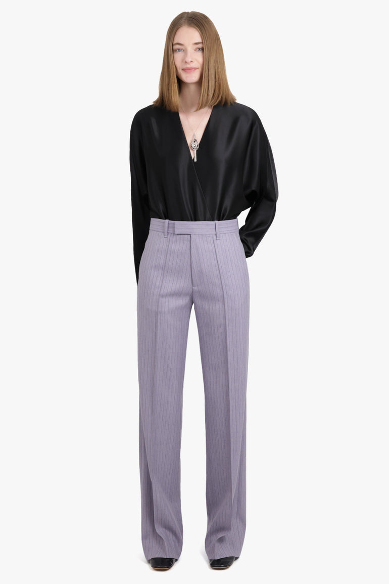 PHOEBE PHILO RTW Batwing Bodysuit Top | Black