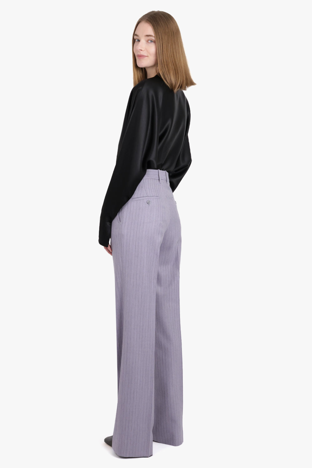 PHOEBE PHILO RTW Batwing Bodysuit Top | Black