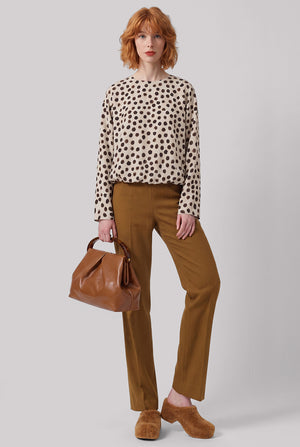 Prati Tapered Pant | Umber