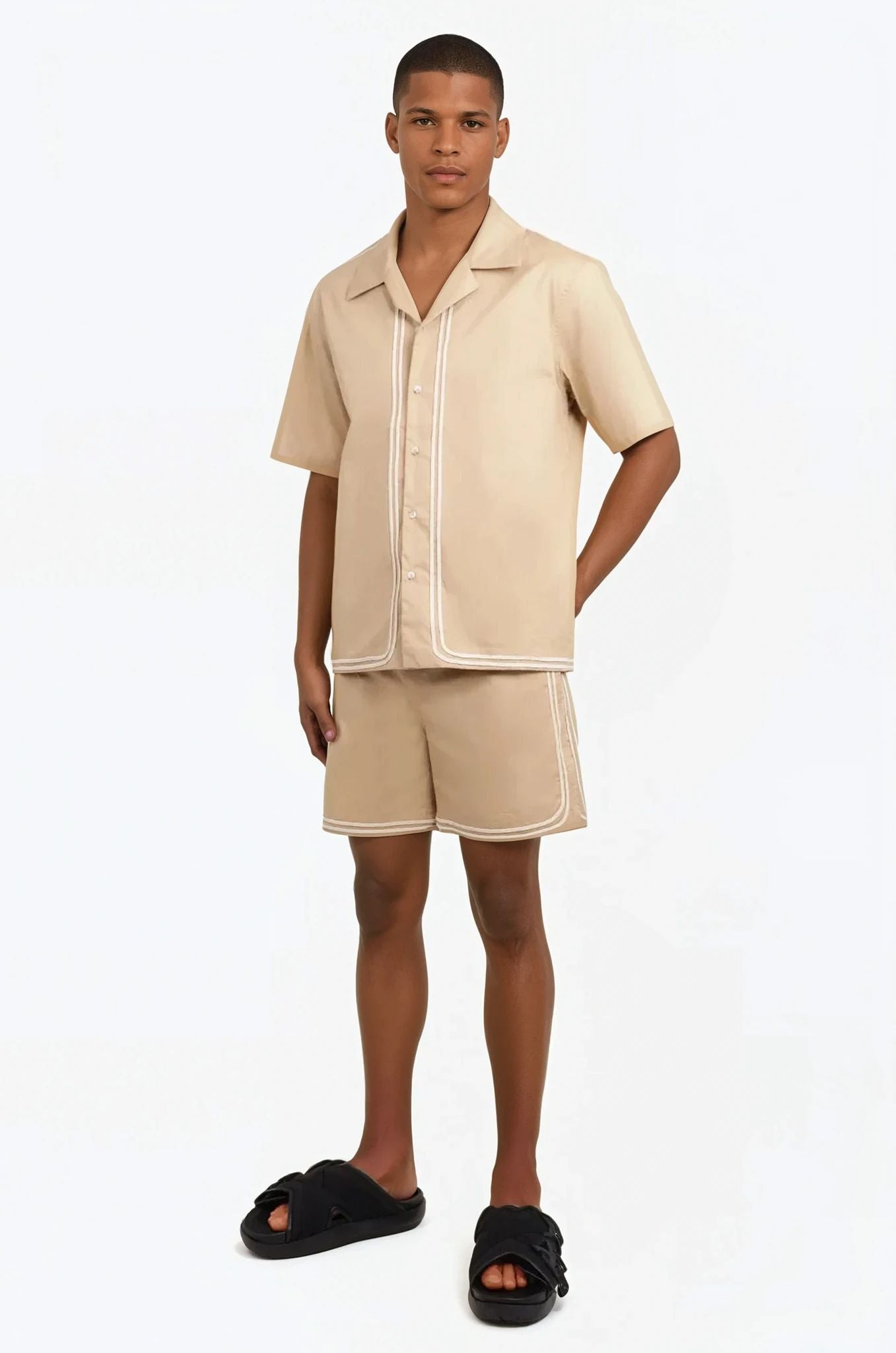 COMMAS RTW Braided Cord Short | Beige