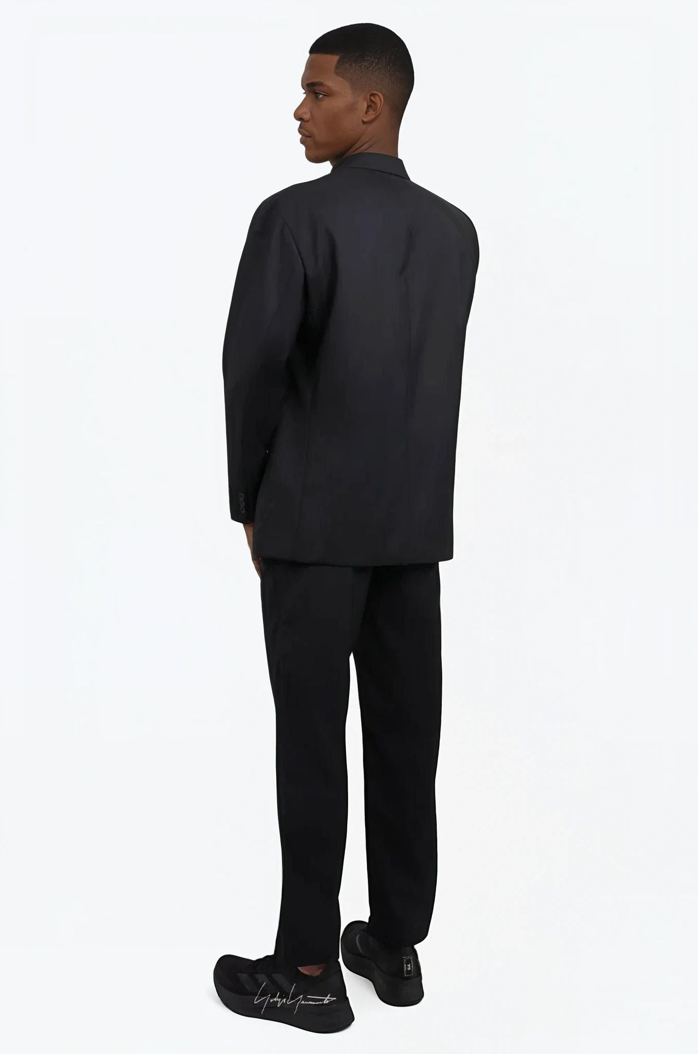 COMME DES GARCONS HOMME RTW Single Breasted Ramie Jacket | Black