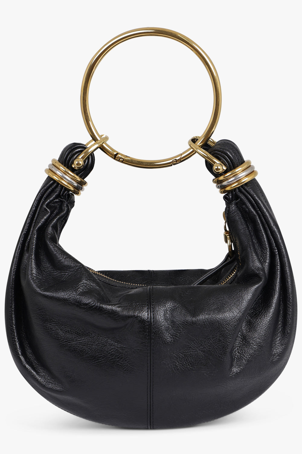 CHLOE BAGS BLACK / BLACK Small Bracelet Hobo Bag | Black