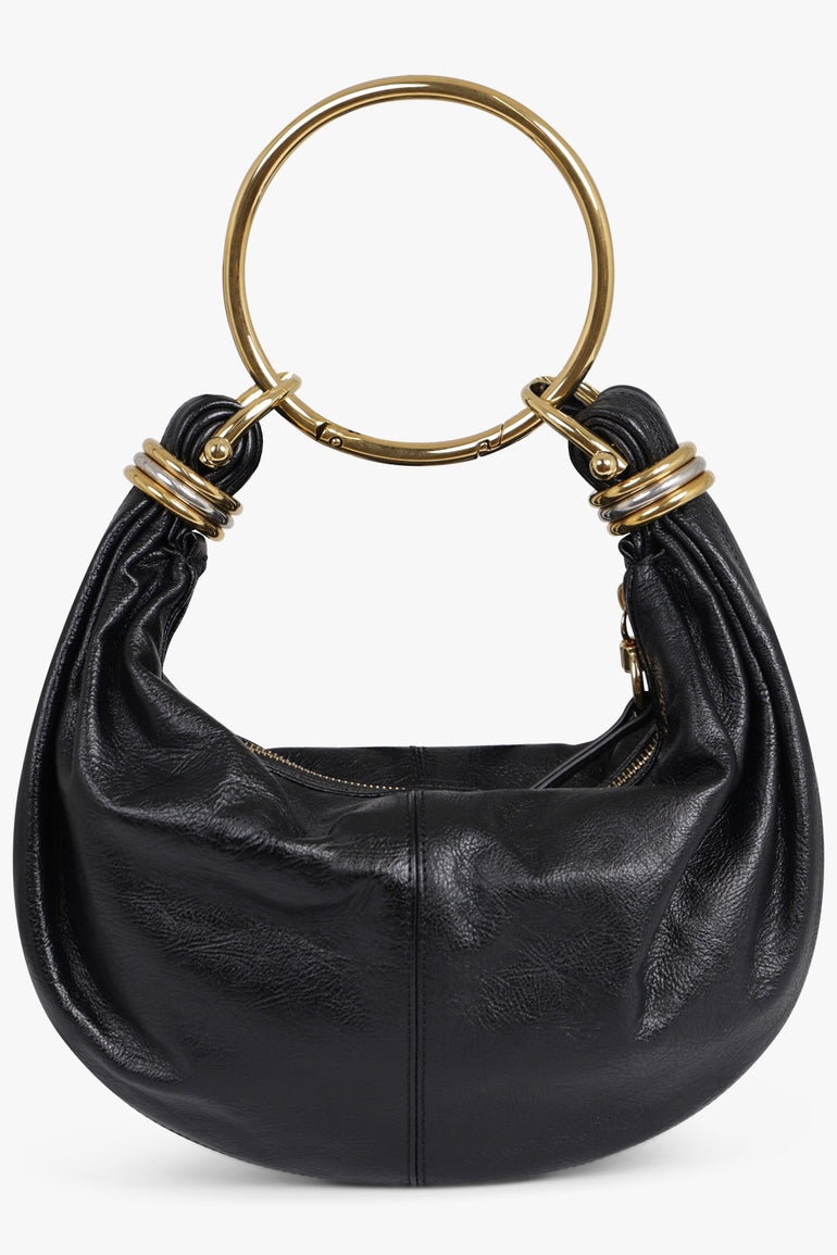 CHLOE BAGS BLACK / BLACK Small Bracelet Hobo Bag | Black