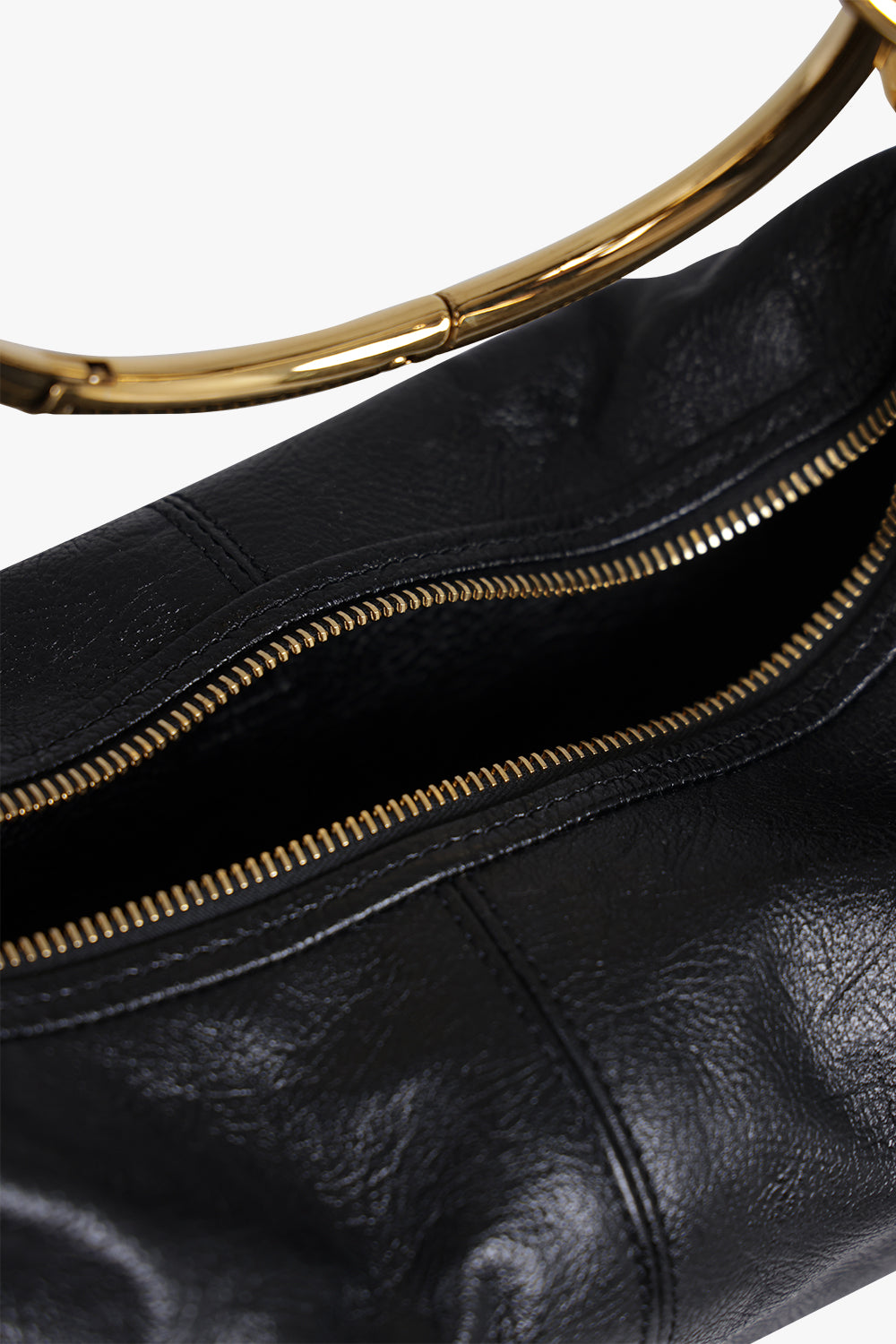 CHLOE BAGS BLACK / BLACK Small Bracelet Hobo Bag | Black