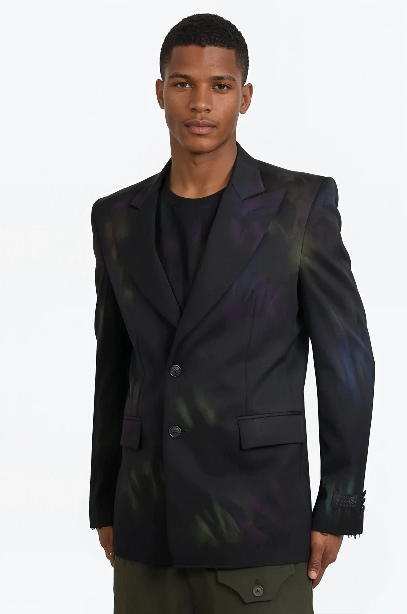 MM6 BY MAISON MARGIELA RTW Single Breasted Tailored Blazer | Black