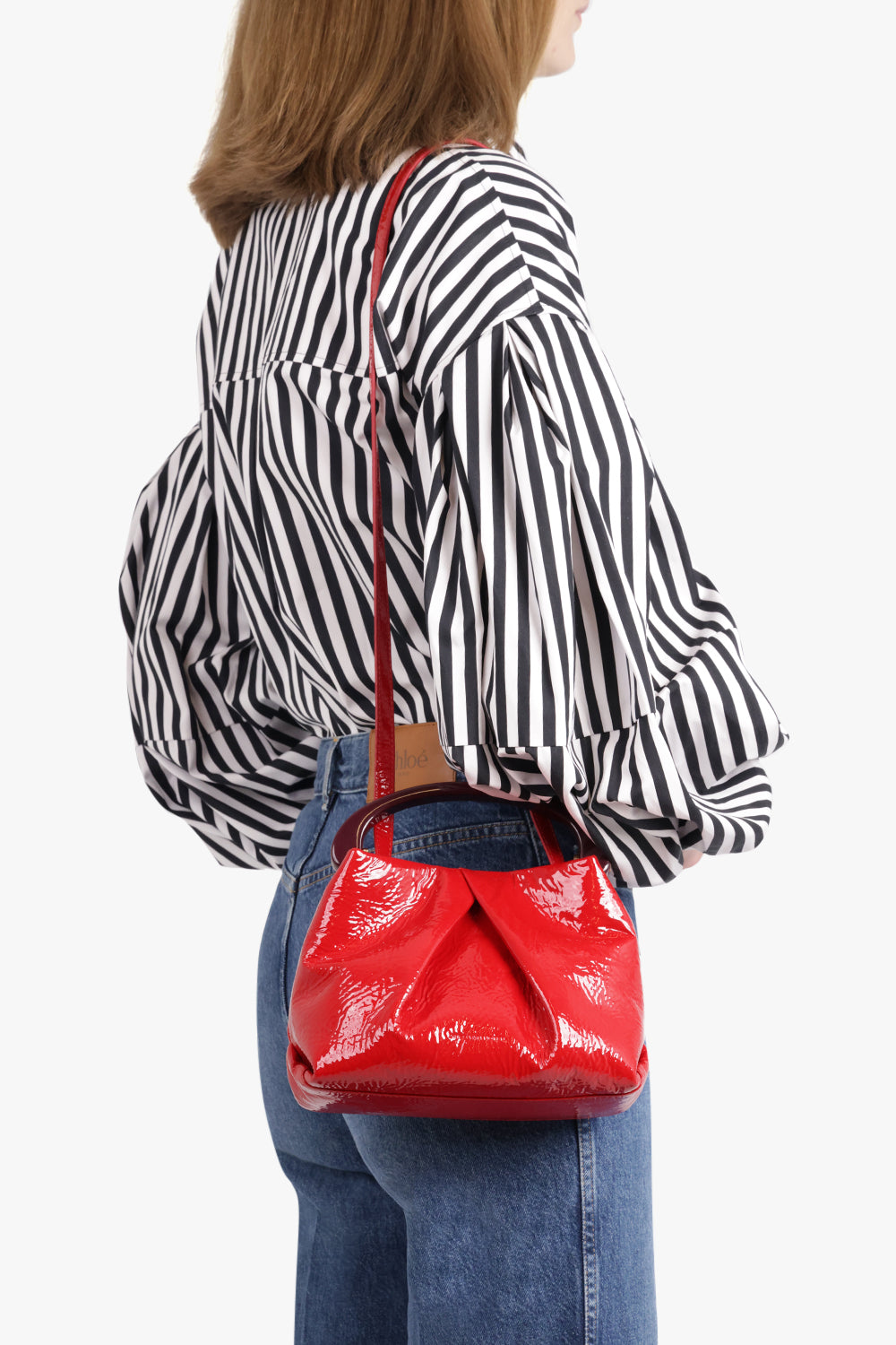 Mini Resin Handle Bag Red – Parlour X - Main Image