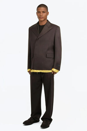 MM6 BY MAISON MARGIELA RTW Straight Leg Pant | Brown