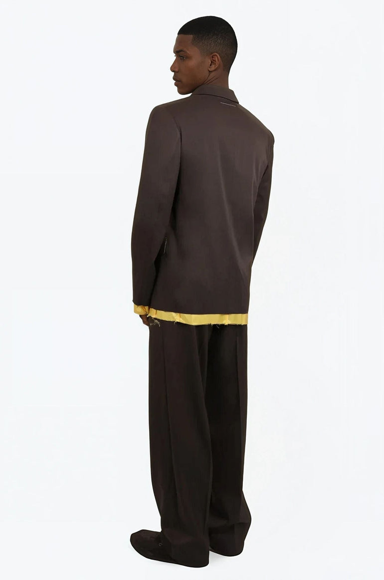 MM6 BY MAISON MARGIELA RTW Straight Leg Pant | Brown