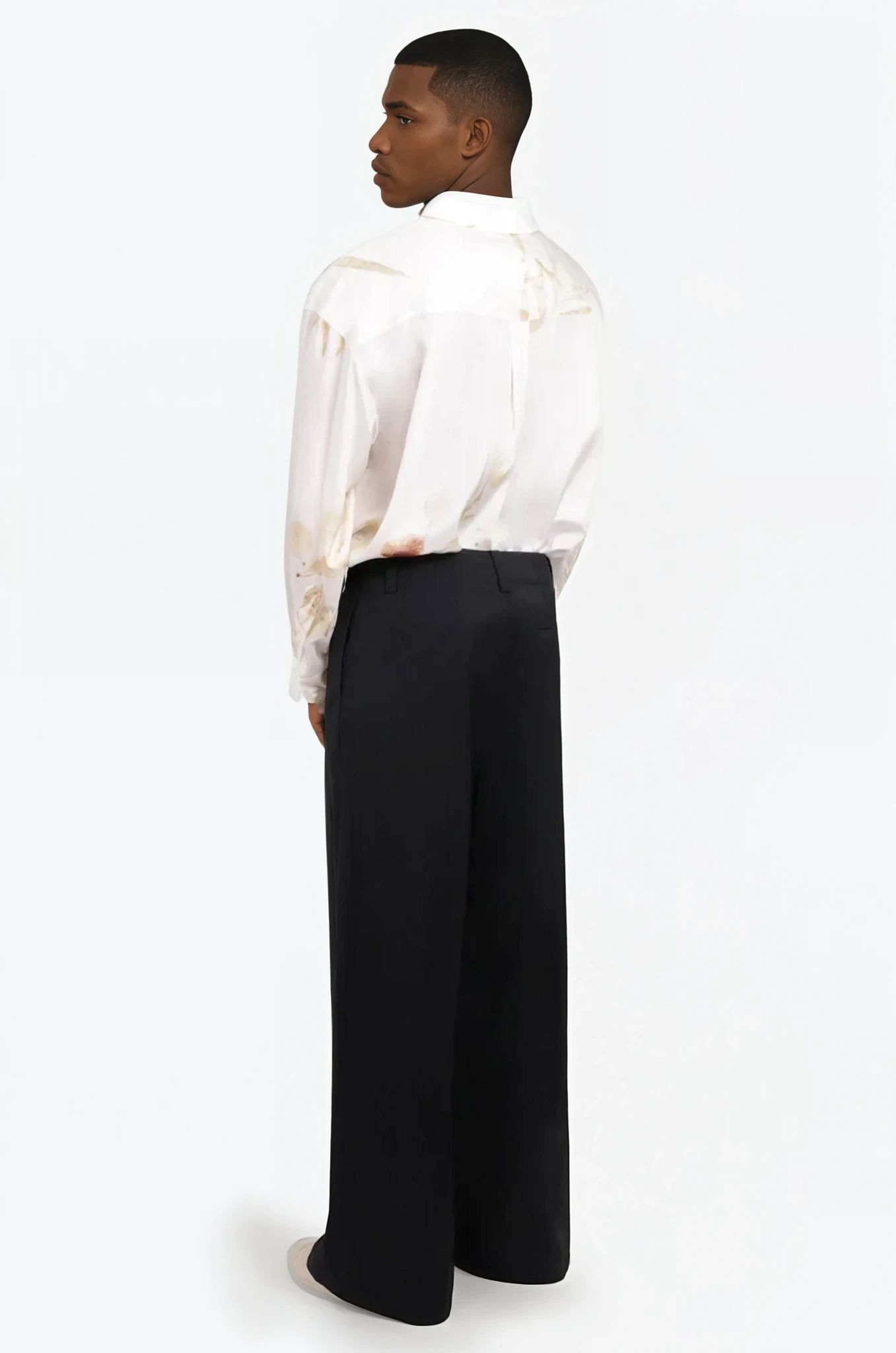 FENG CHEN WANG RTW NATURAL PLANT DYE SHIRT | WHITE
