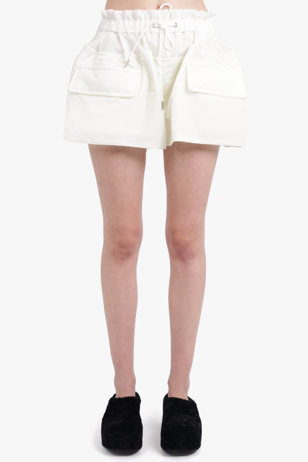 SACAI RTW Drawstring Puffed Short | Off White