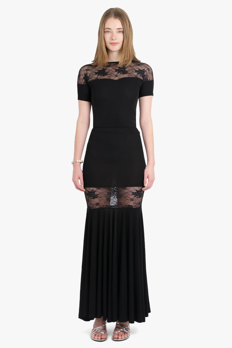 nina ricci mermaid dress with open back Nina Ricci Mermaid Open Back Maxi Dress | Gold