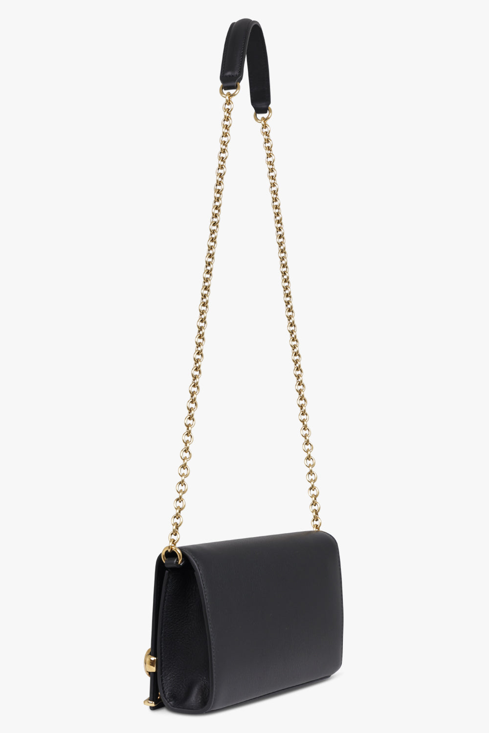 Iconic Wallet On Chain Crossbody Bag | Black – Parlour X