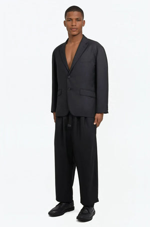 COMME DES GARCONS HOMME RTW Cropped Tapered Pant | Black