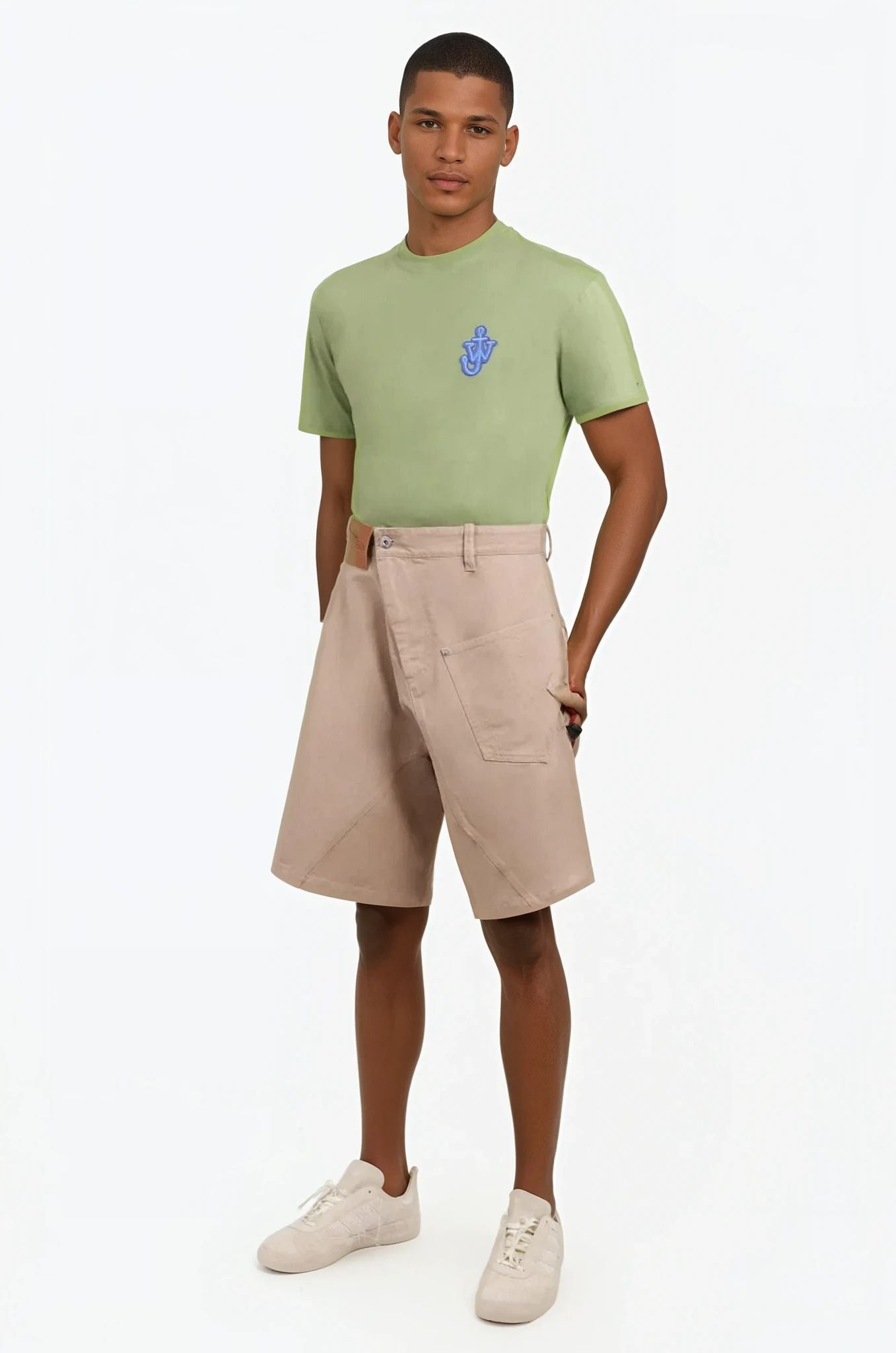 JW ANDERSON RTW Twist Front Workwear Short | Caramel