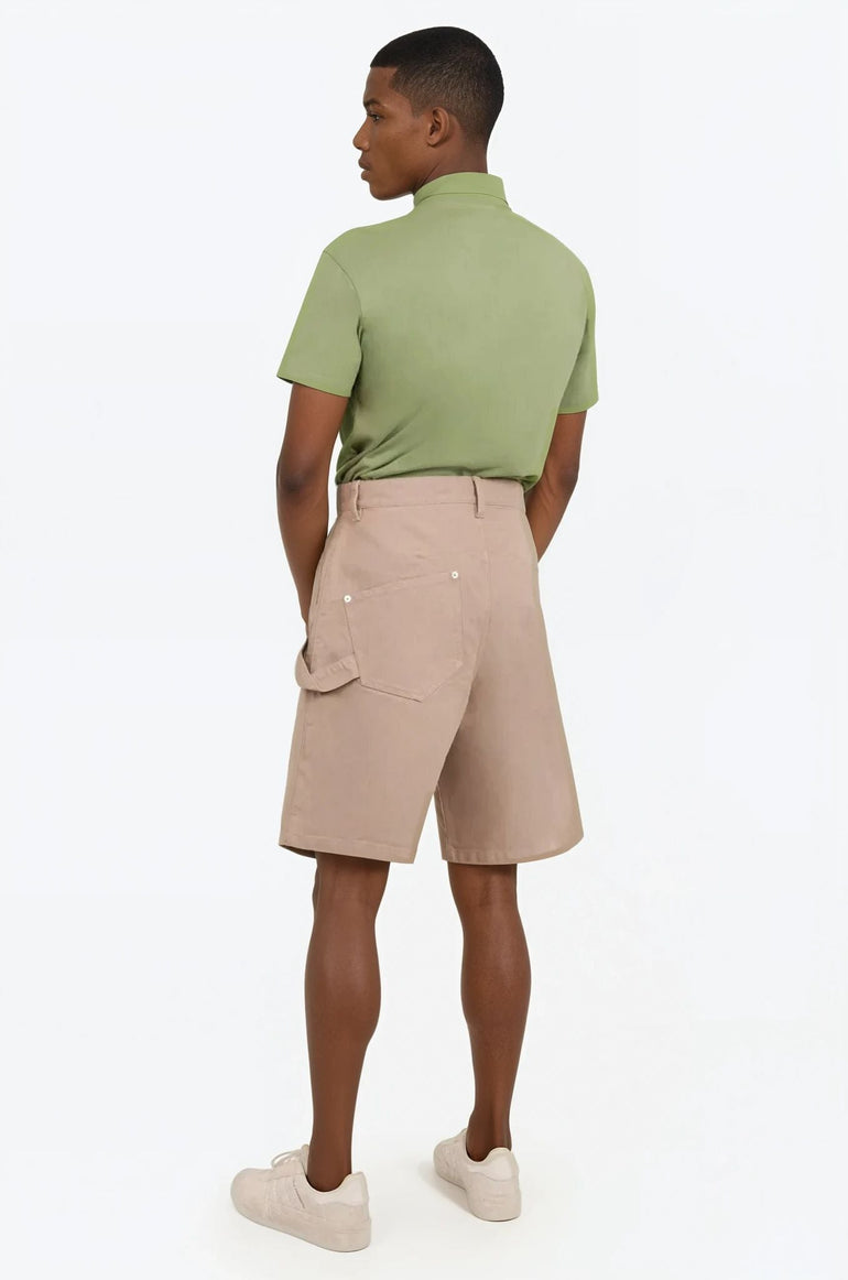 JW ANDERSON RTW Twist Front Workwear Short | Caramel
