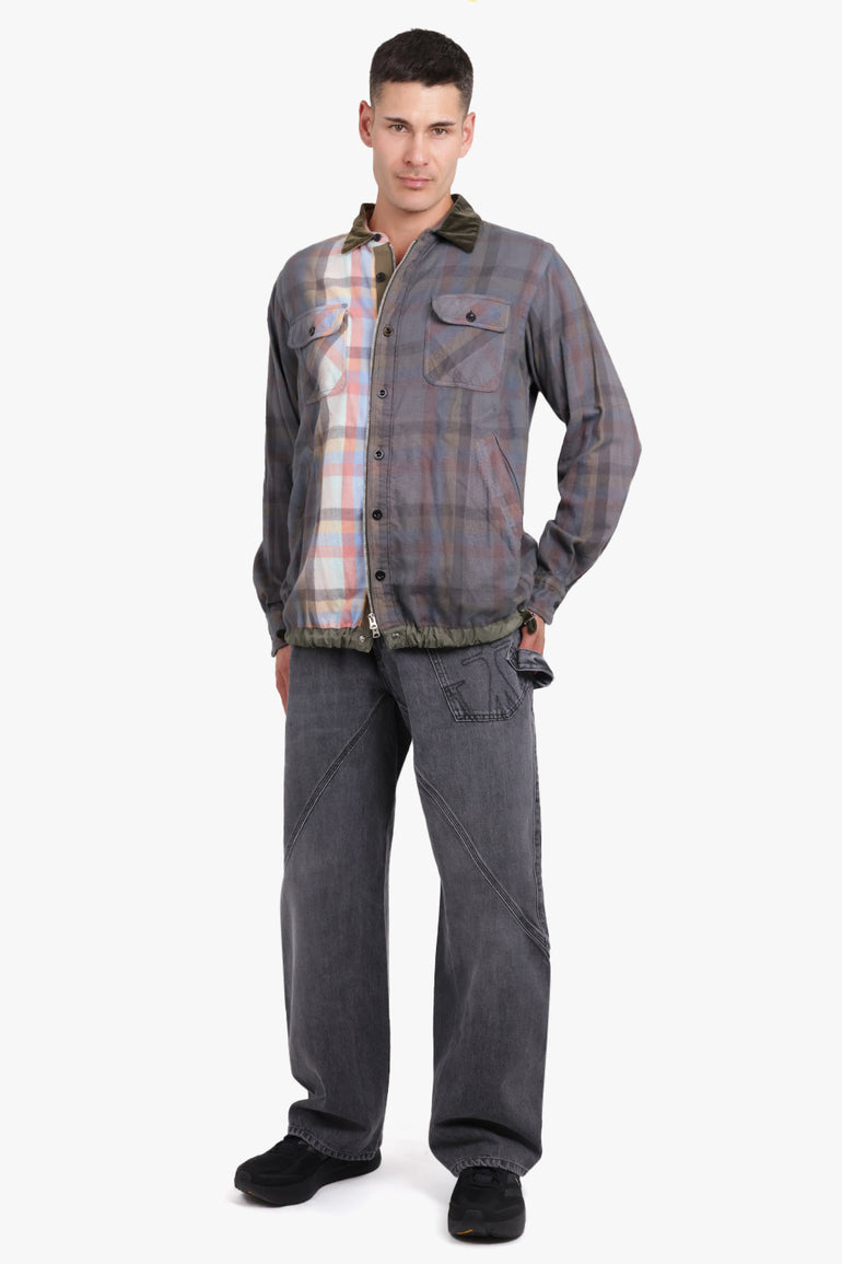 SACAI PLAID SHIRT MULTI NEW SEASON PARLOUR X ONLINE SYDNEY – Parlour X