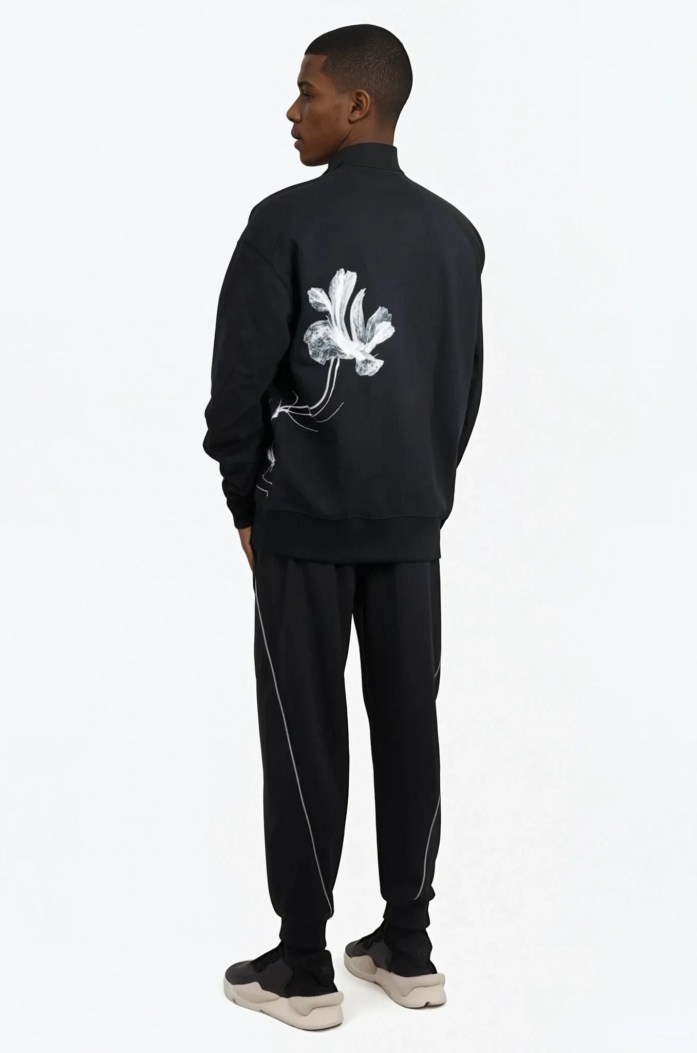 Y-3 RTW GFX FT CREW | BLACK