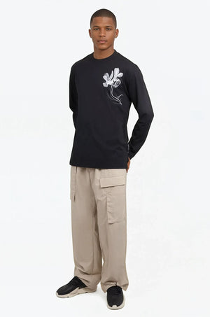 Y-3 RTW GFX LS TEE | BLACK