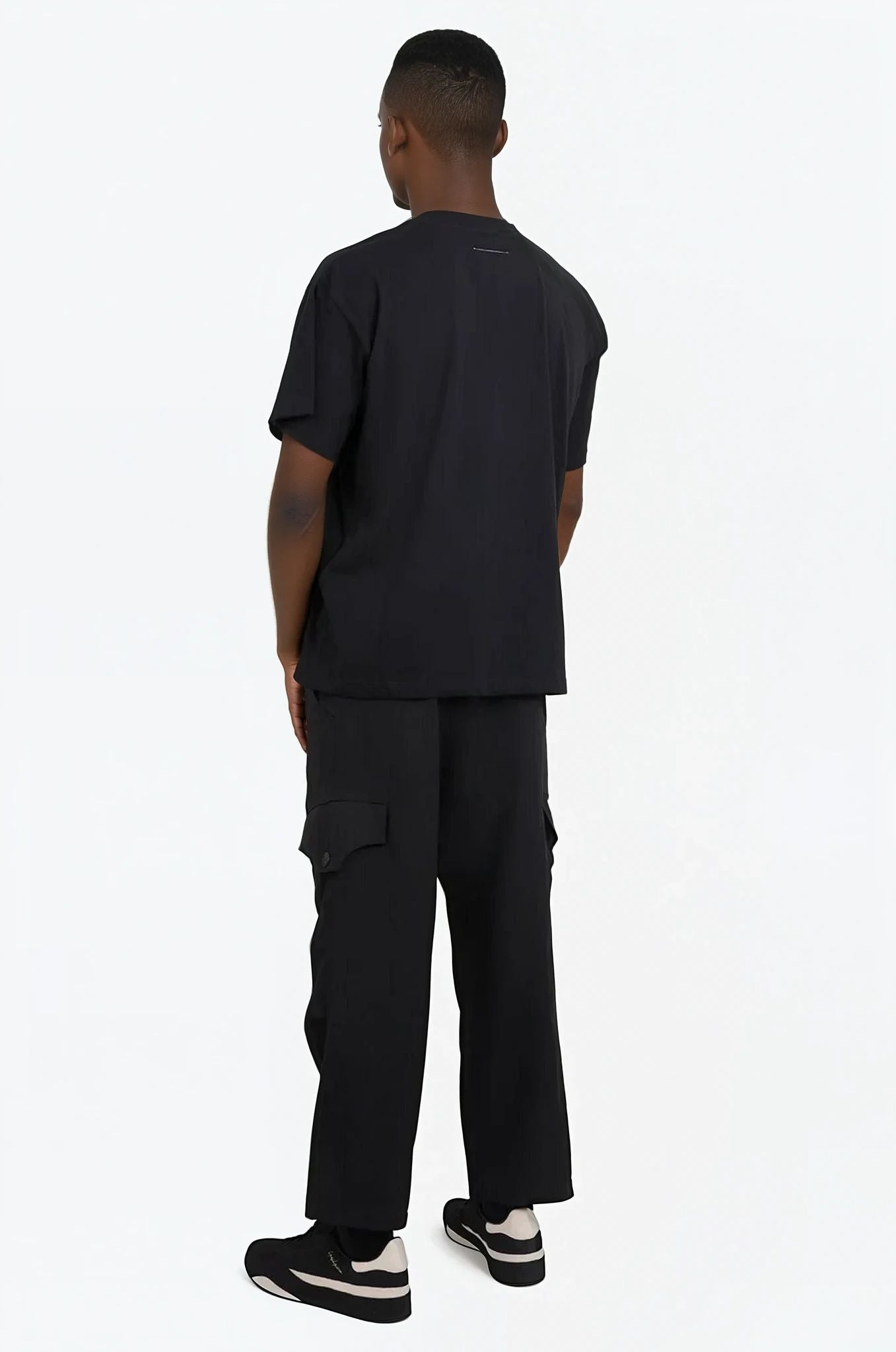 MM6 BY MAISON MARGIELA RTW Lost My Pet Graphic S/S T-Shirt | Black/White