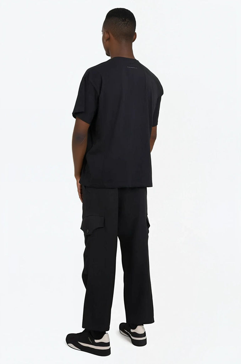 MM6 BY MAISON MARGIELA RTW Lost My Pet Graphic S/S T-Shirt | Black/White