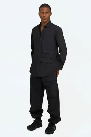 Y-3 RTW CRK NYL CUF PNT | BLACK