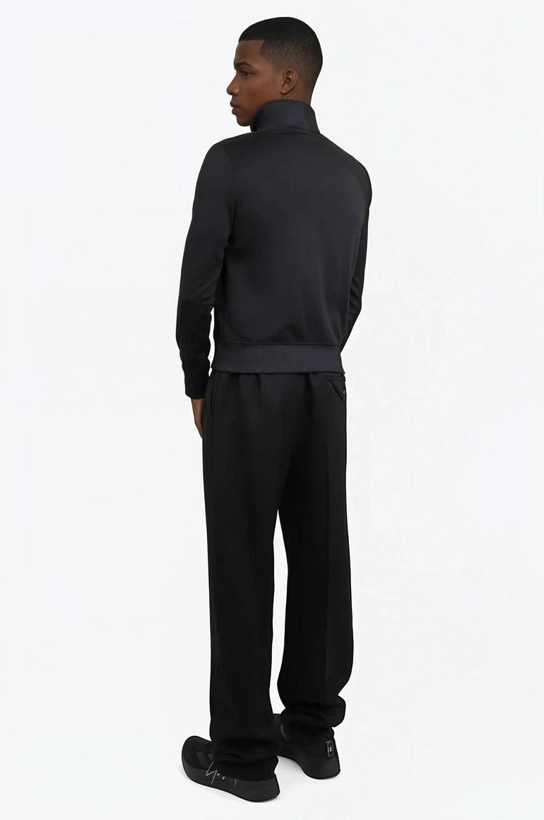 COURREGES RTW INTERLOCK TRACKSUIT JACKET | BLACK