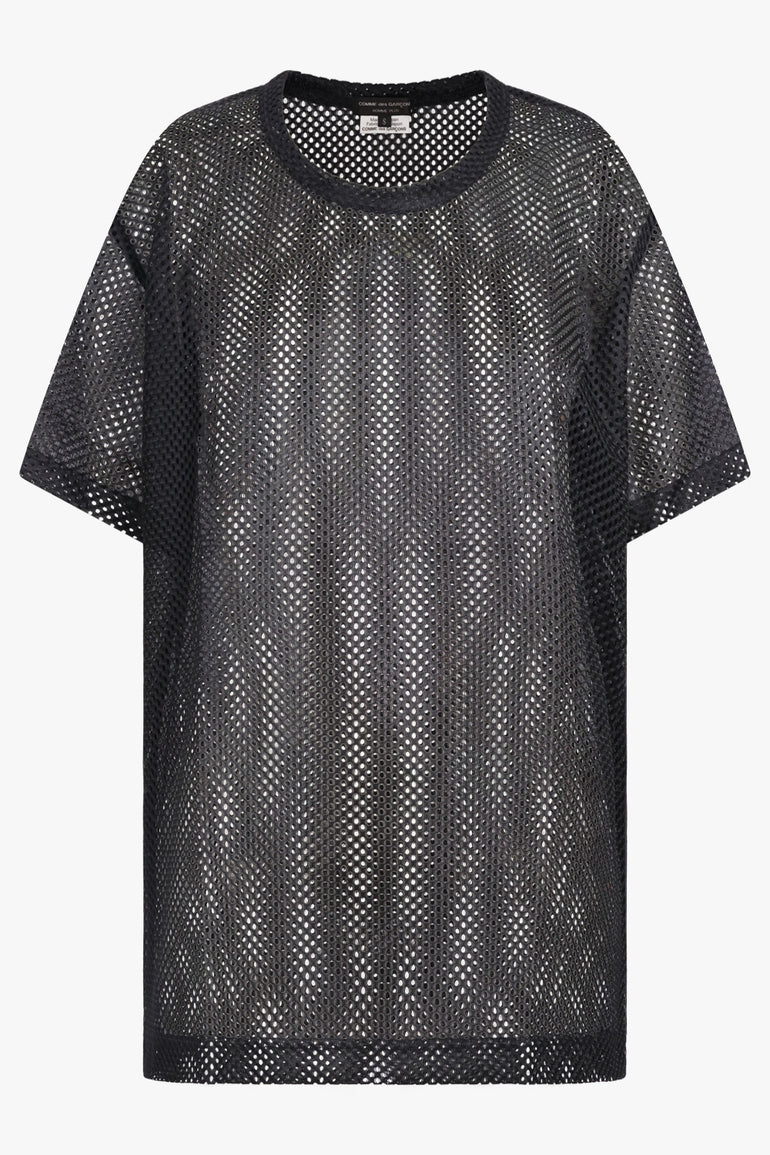 COMME DES GARCONS HOMME PLUS RTW S/S Mesh T-Shirt | Black