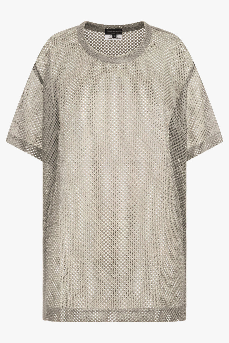 COMME DES GARCONS HOMME PLUS RTW S/S Mesh T-Shirt | Khaki