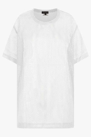 COMME DES GARCONS HOMME PLUS RTW S/S Mesh T-Shirt | White