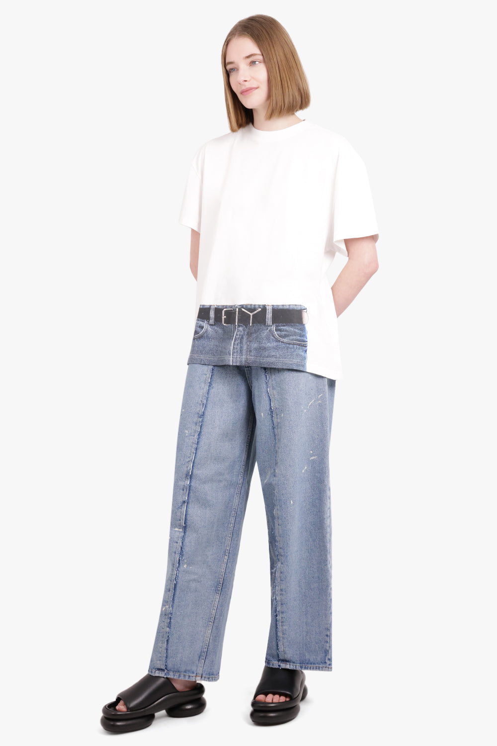 MM6 BY MAISON MARGIELA RTW 5 Pockets Denim Pant | Light Blue