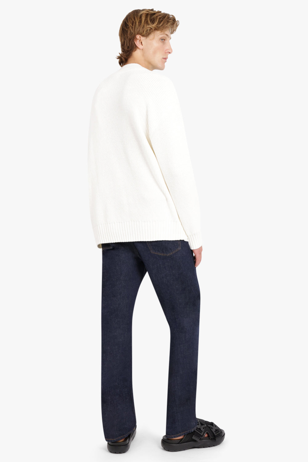 FENG CHEN WANG RTW 3 IN 1 JUMPER WITH MESH PANEL | WHITE