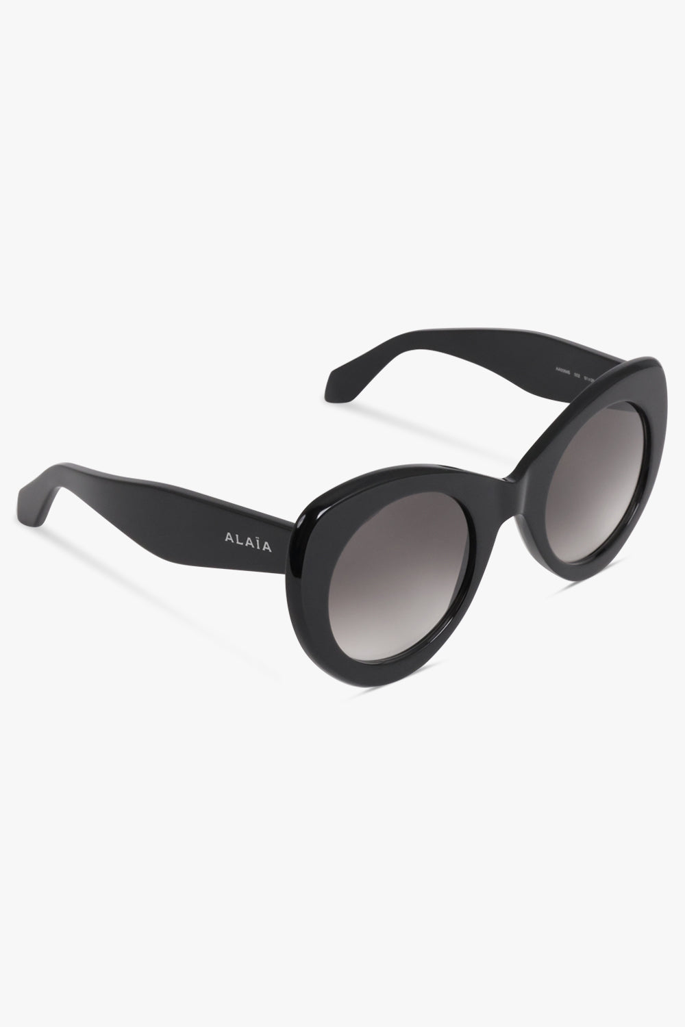 ALAIA ACCESSORIES BLACK / BLACK / ONE SIZE AA0064S Oval Sunglasses | Black