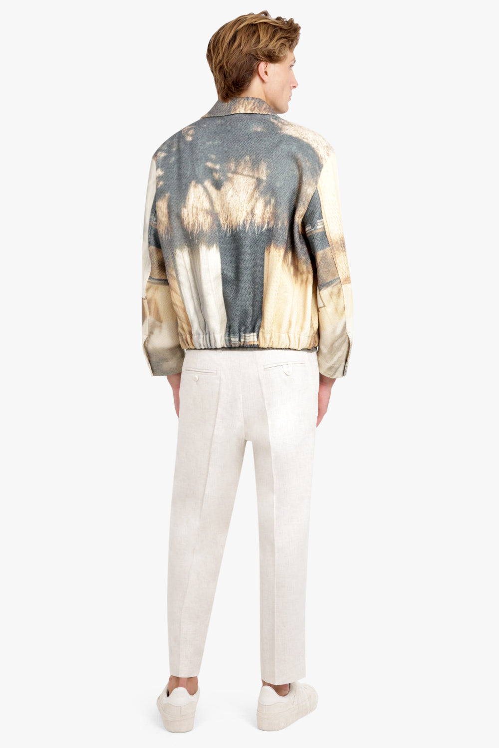 AFTER PRAY RTW FULL PRINTED JACKET CABIN | BEIGE