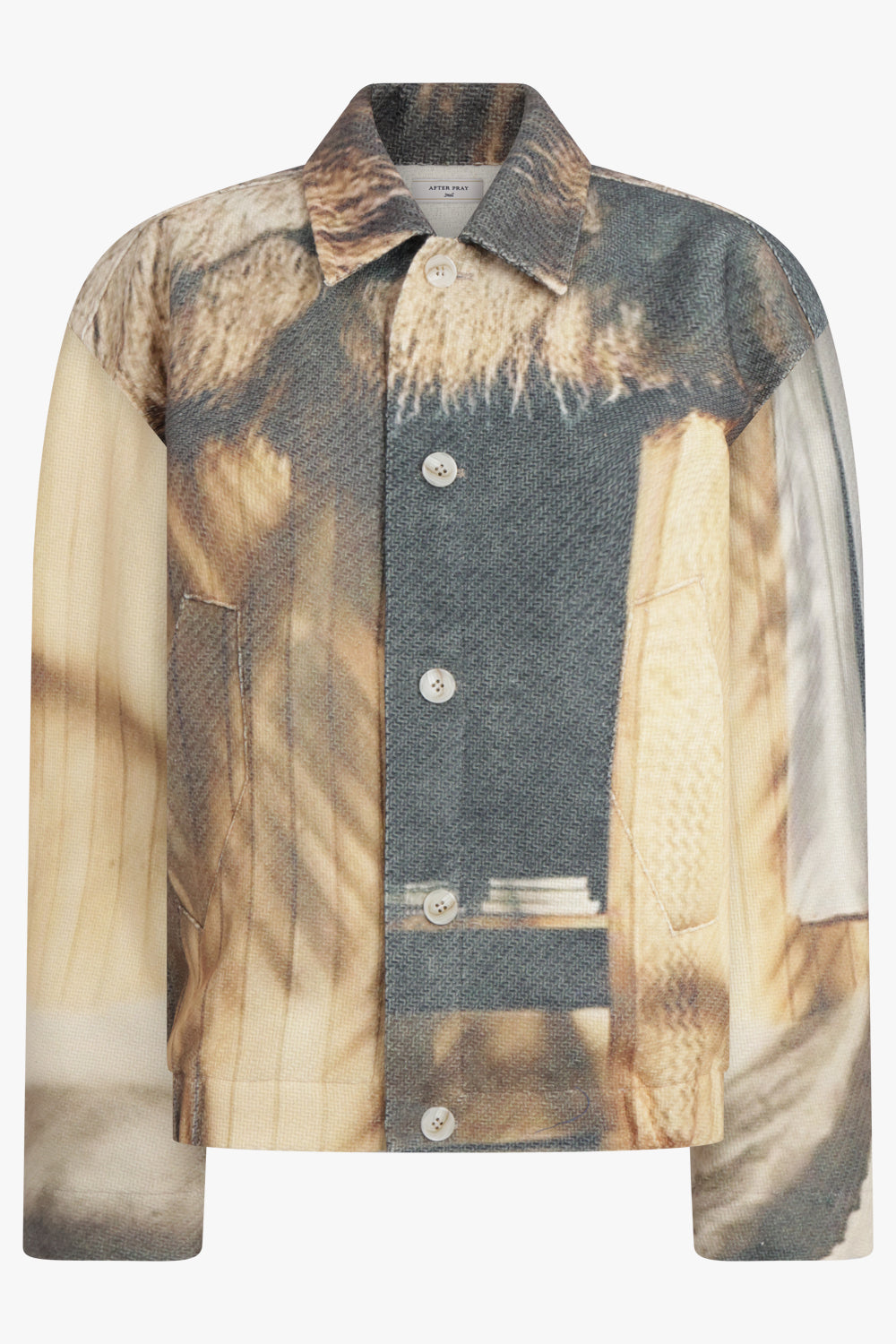 AFTER PRAY Unclassified FULL PRINTED JACKET CABIN | BEIGE