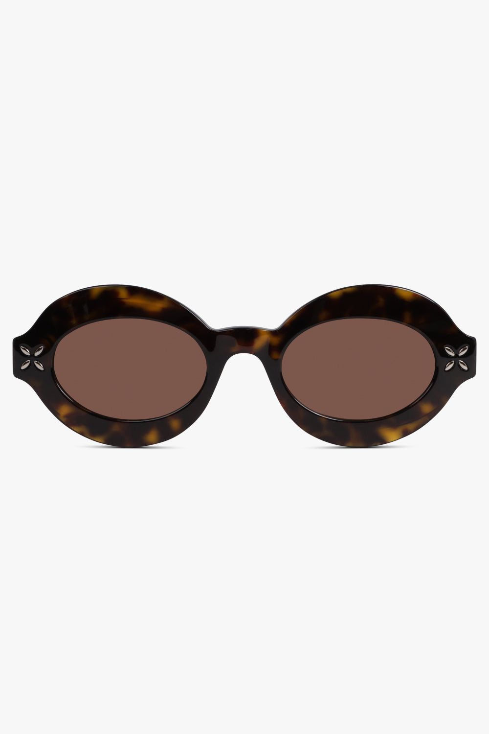 AZZEDINE ALA?A ACCESSORIES BLACK / BLACK-BLACK-GREY AA0059S Round Frame Black Lense Sunglasses | Black