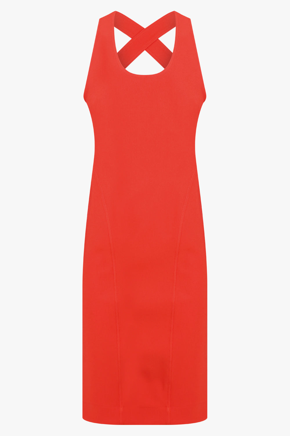 Cross Back S/Less Midi Dress | Brown Parlour X Cross Back S/Less Midi Dress | Brown Parlour X