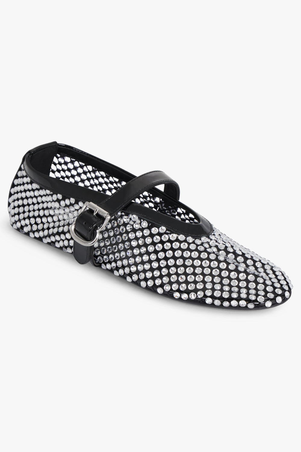 Ballerinas Net Stretch And Strass | Noir – Parlour X