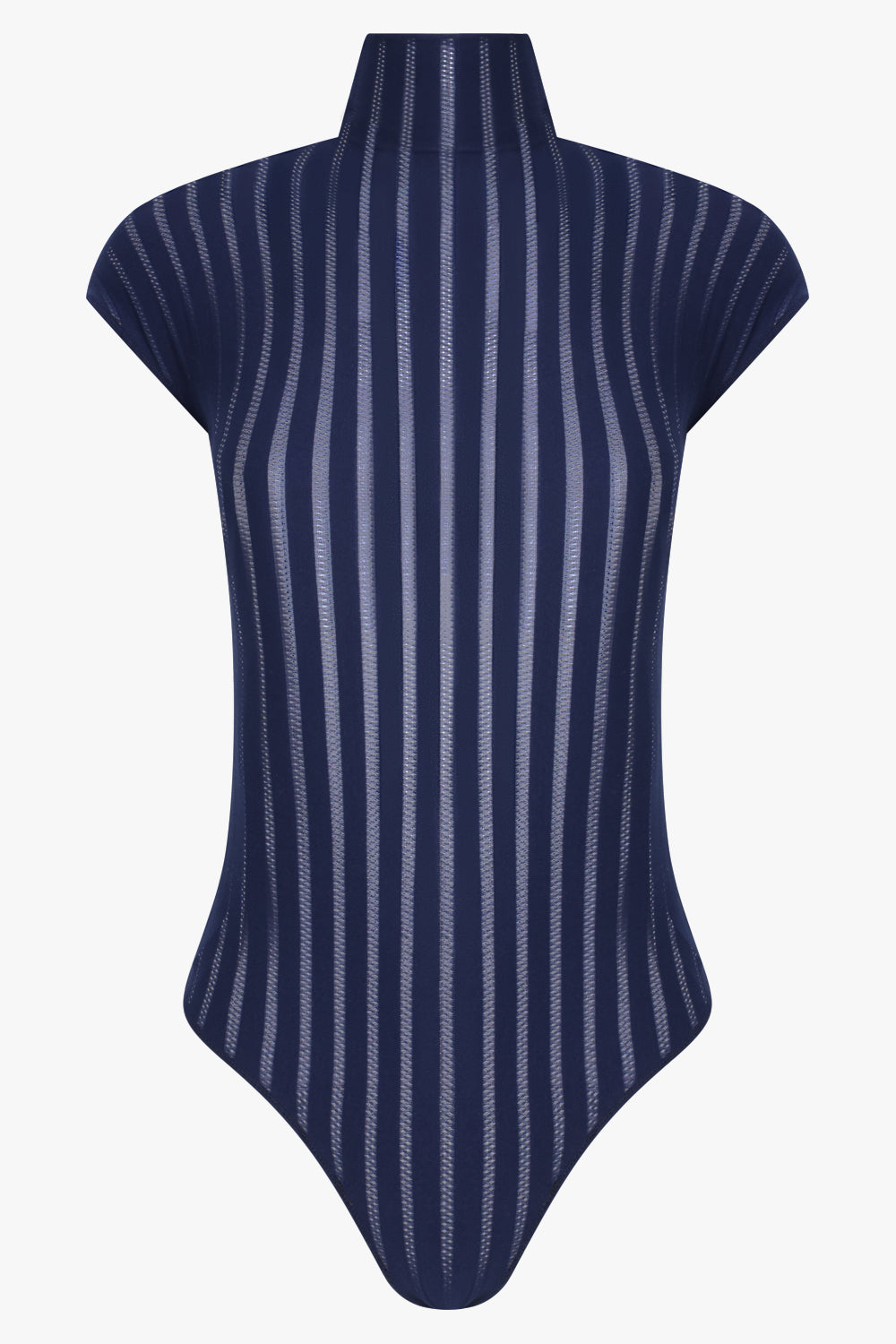 ALAIA TOPS SHEER T SHIRT BODY | MARINE