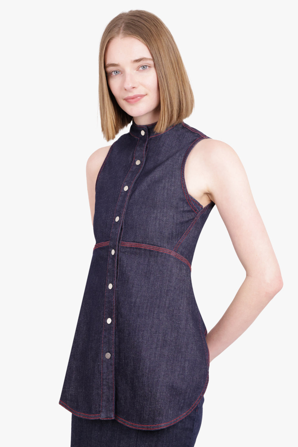 Denim Mini Shirt Dress | Dark Blue – Parlour X Denim Mini Shirt Dress | Dark Blue – Parlour X