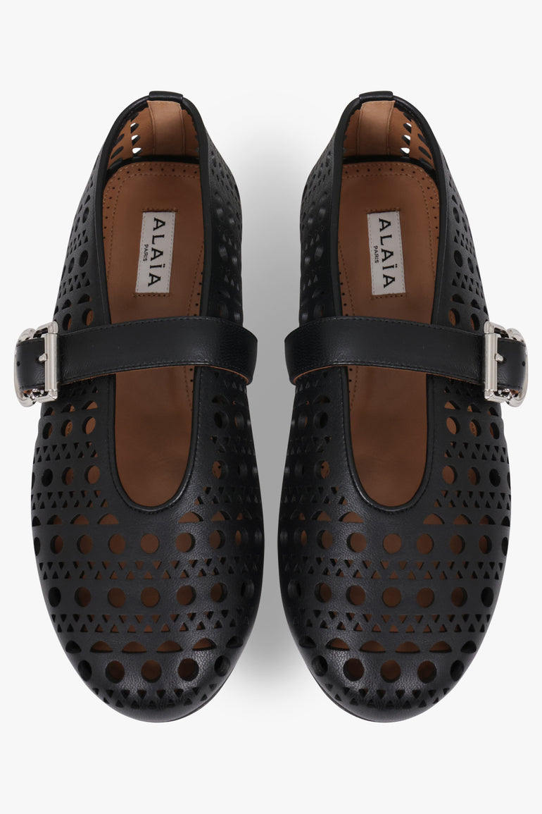 ALAIA SHOES Ballerinas Vienne Lambskin | Noir