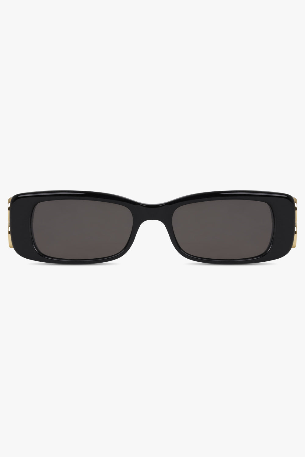 BALENCIAGA ACCESSORIES BLACK / BLACK Dynasty Rectangle Sunglasses | Black
