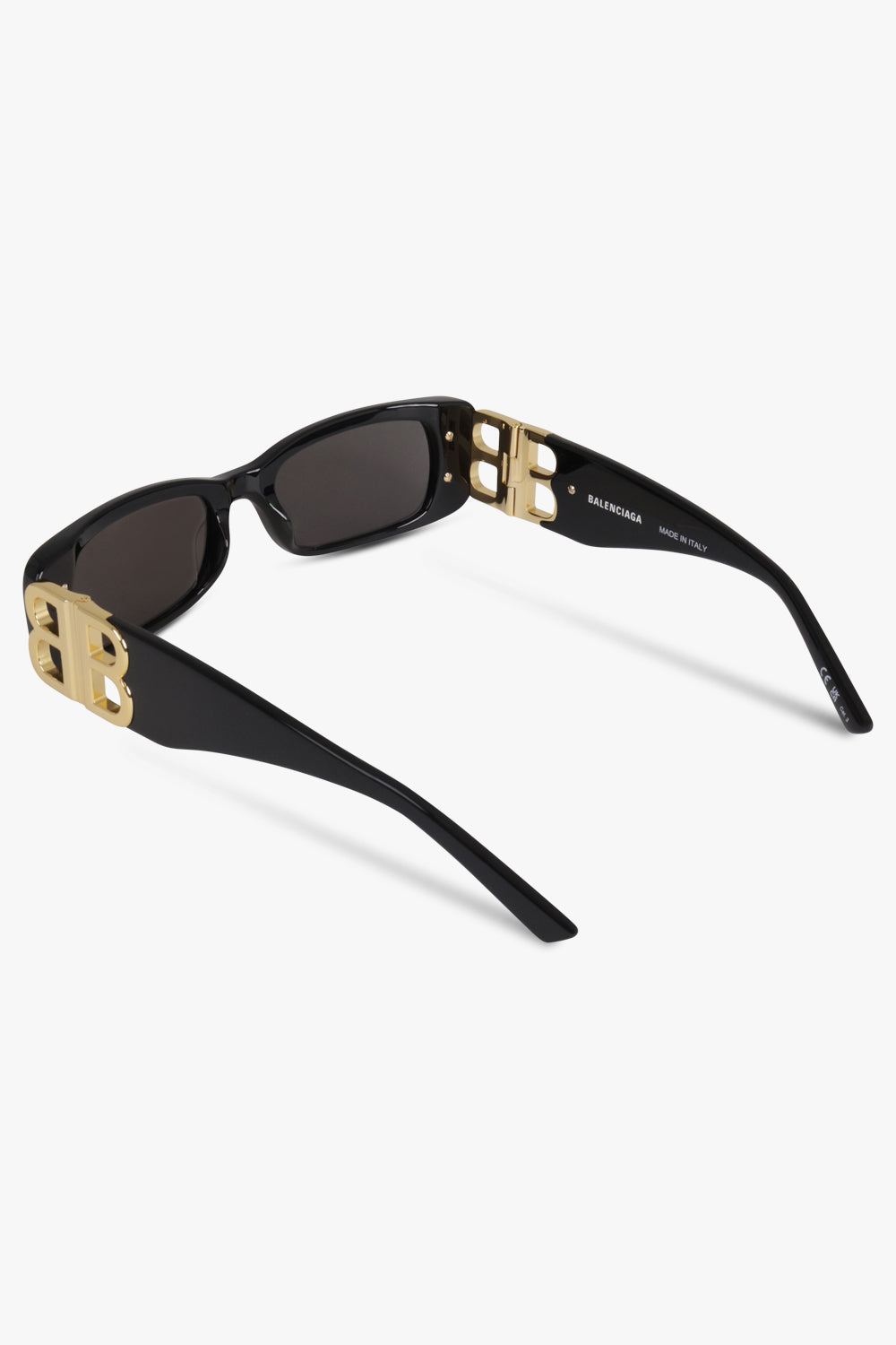 BALENCIAGA ACCESSORIES BLACK / BLACK Dynasty Rectangle Sunglasses | Black