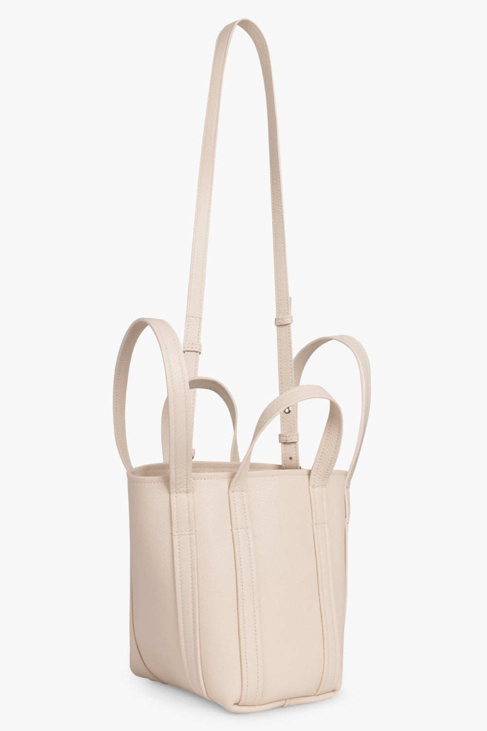 BALENCIAGA BAGS BEIGE EVERYDAY 2.0 XS N/S SHOPPING TOTE | SAND BEIGE