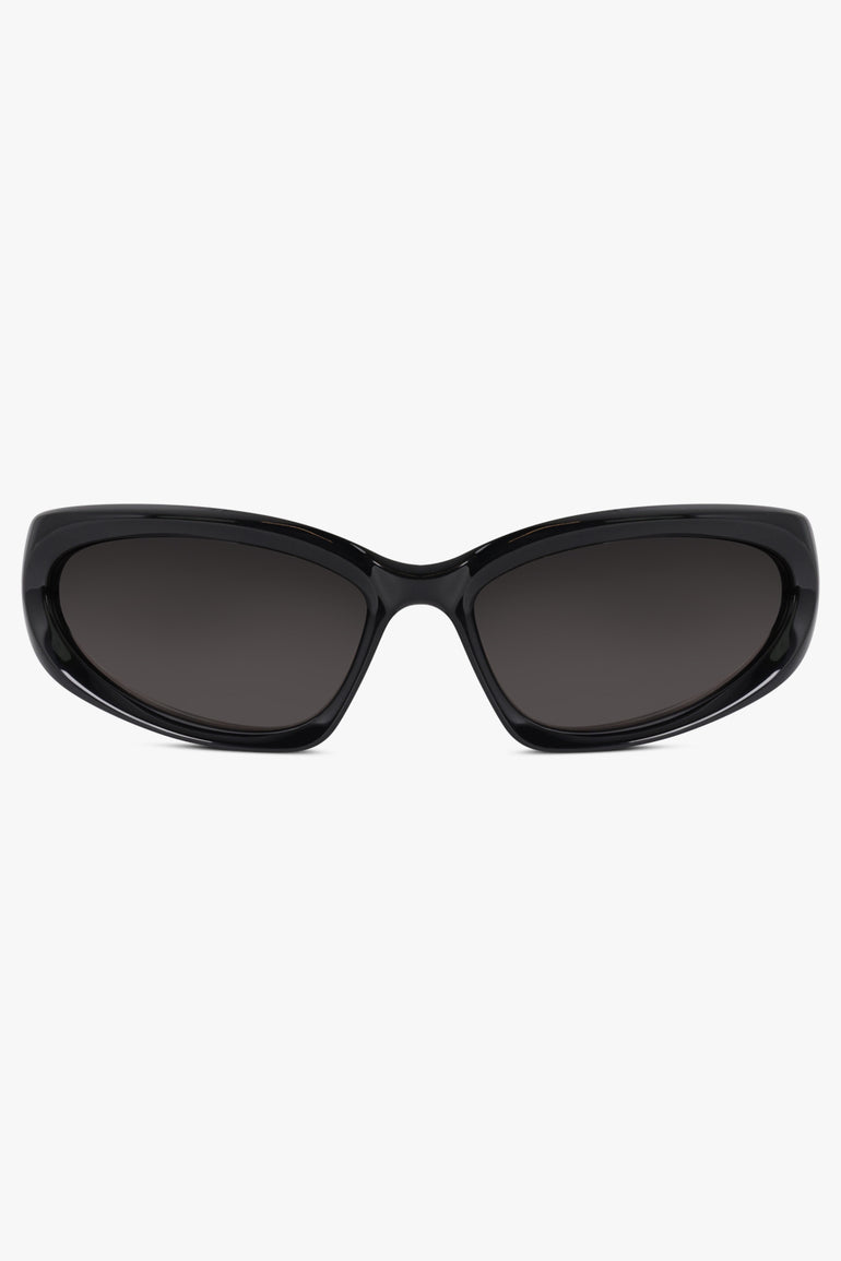 BALENCIAGA ACCESSORIES BLACK / BLACK Swift Oval Sunglasses | Black