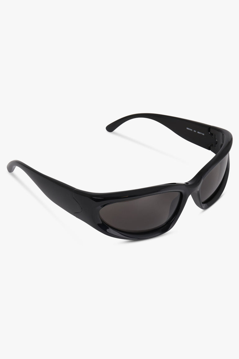 Swift Oval Sunglasses Black – Parlour X